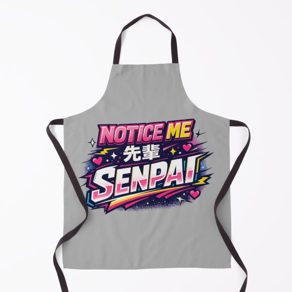 Item preview, Notice Me Senpai – Anime Typography designed and sold by Dew Drop Designs.