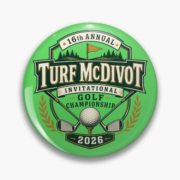 Item preview, Turf McDivot Golf Championship designed and sold by GonePlatinum.