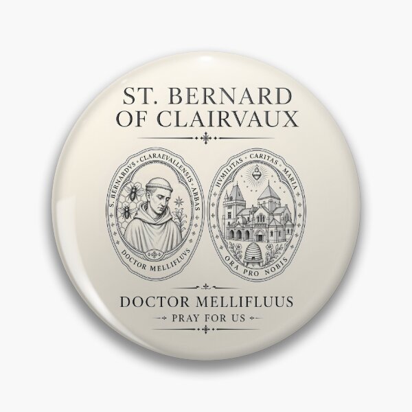 Item preview, St. Bernard of Clairvaux Icon – Doctor Mellifluus Catholic Art designed and sold by John-NW-Shop.