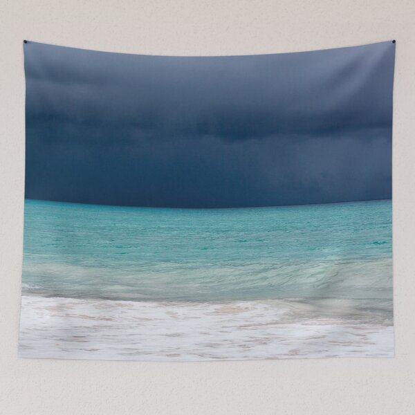 Item preview, Turquoise Ocean Under a Stormy Sky designed and sold by limos.