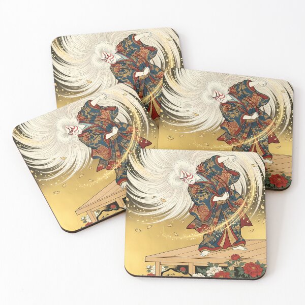 Item preview, Dynamic Kabuki Actor Performing Renjishi Lion Dance - Ukiyo-e Art designed and sold by TokyoUkiyoHouse.