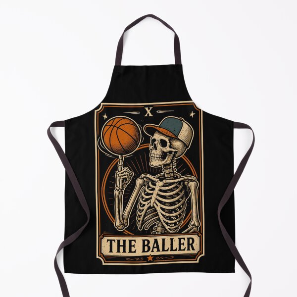 Item preview, The Baller Funny Tarot Card Skeleton Basketball Player designed and sold by gordonbwyashop.