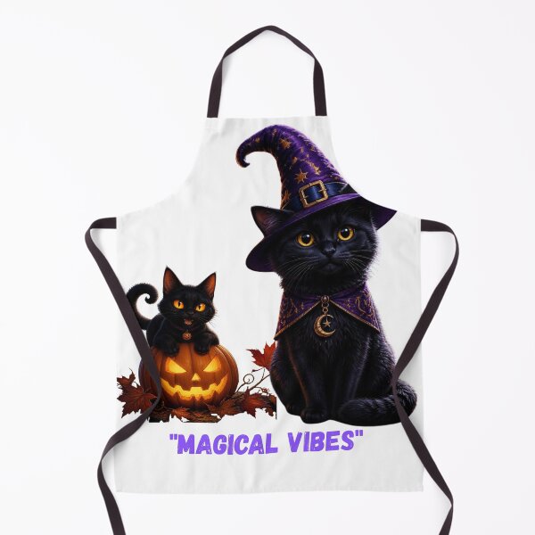 Item preview, Cute Black Cat Magical Vibes Halloween designed and sold by SALVO180674.