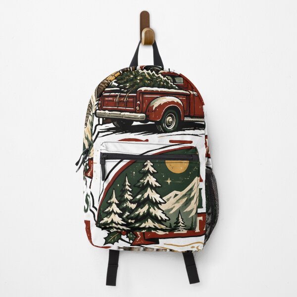 Item preview, Cabin Christmas Getaway Vintage Christmas Vacation Travel Gift designed and sold by OliviaHayesArt.