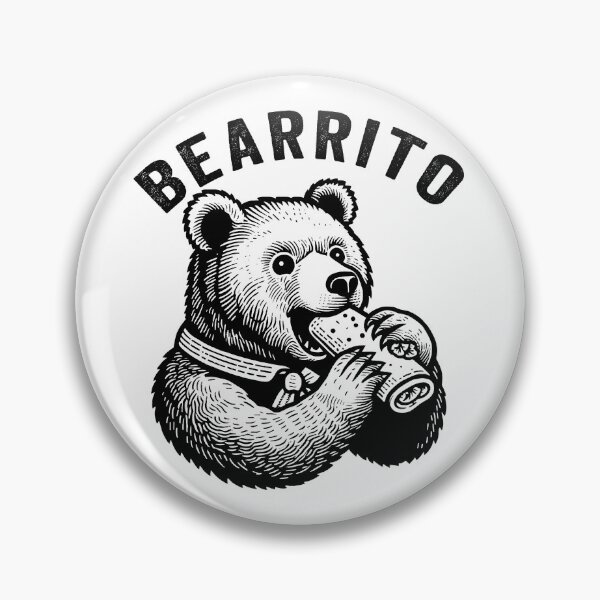 Artikelvorschau, Bearrito Bär isst einen Burrito, mexikanisches Essen entworfen und verkauft von aponwao.