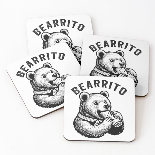 Item preview, Oso Bearrito comiendo un burrito, comida mexicana designed and sold by aponwao.