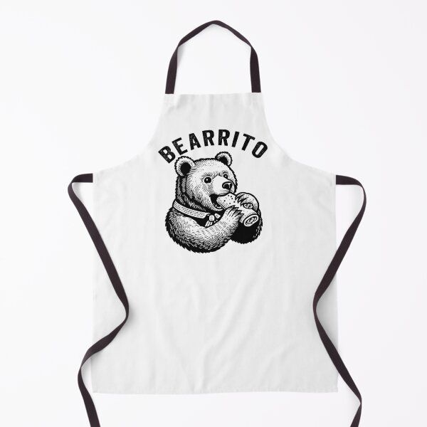Aperçu de l'œuvre Bearrito Bear mange un burrito, un plat mexicain créée et vendue par aponwao.