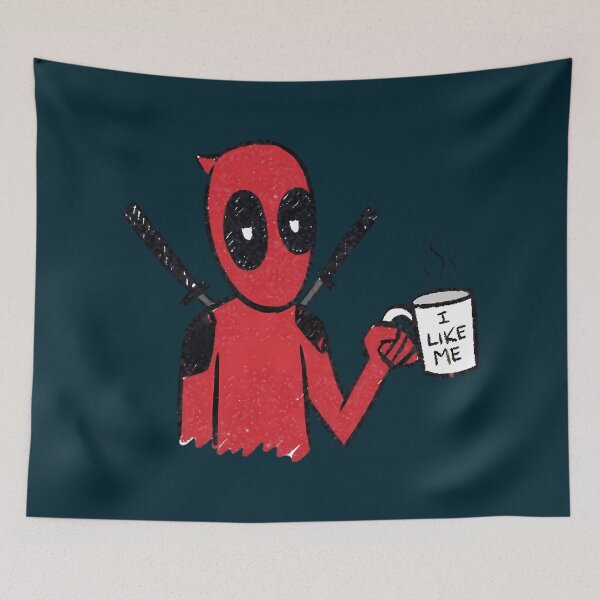 Item preview, Deadpool I Like Me Coffee Mug Fan Art  Marvel Funny Chibi Cute designed and sold by SilverBaboon.
