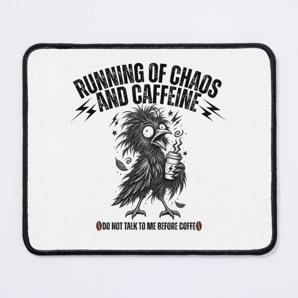 Item preview, Funny Crow Coffee Shirt, Tired Bird Graphic Tee, Coffee Lover T-Shirt, Moody Raven Shirt, Morning Person Joke, Gothic Animal Shirt designed and sold by cozydrops.