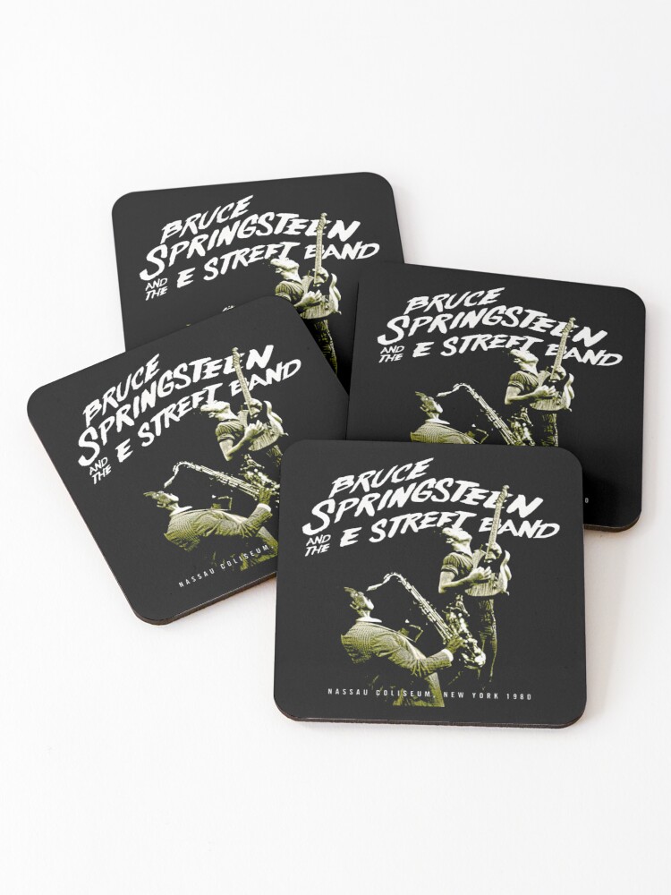 Thumbnail 1 of 5, Coasters (Set of 4), Bruce Springsteen Design designed and sold by raymullenArt.