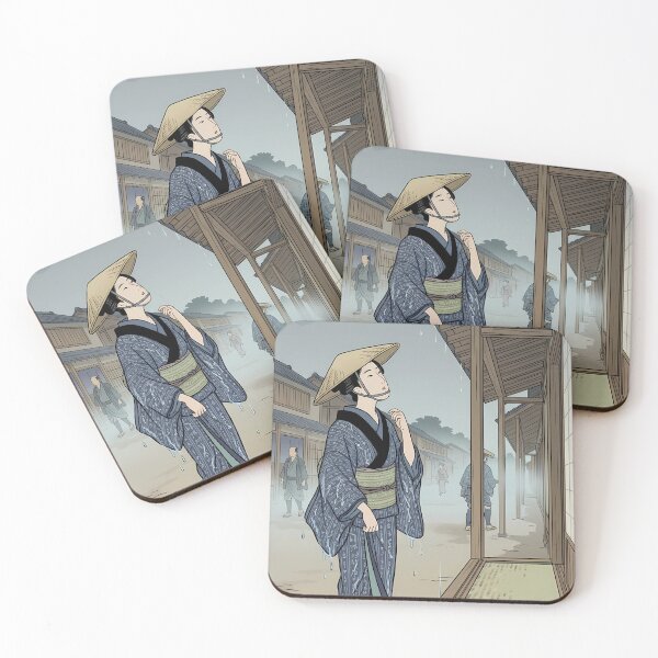 Item preview, Hermosa cortesana en una posada tradicional japonesa - Arte Ukiyo-e designed and sold by TokyoUkiyoHouse.