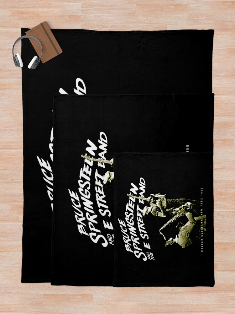 Thumbnail 5 of 6, Throw Blanket, Bruce Springsteen Design designed and sold by raymullenArt.
