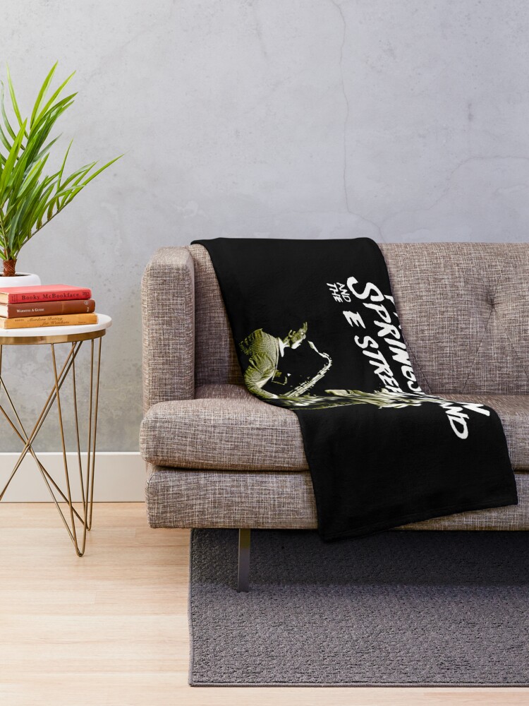 Thumbnail 2 of 6, Throw Blanket, Bruce Springsteen Design designed and sold by raymullenArt.