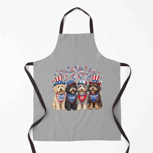 Item preview, Aussiedoodle Dog 250 Years American 1776 2026 4th July designed and sold by ArleneRowe.