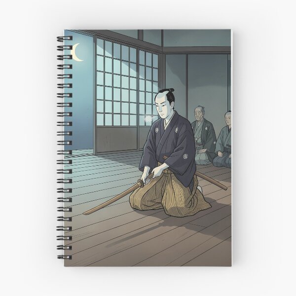 Item preview, Samurai Training with Wooden Sword designed and sold by TokyoUkiyoHouse.