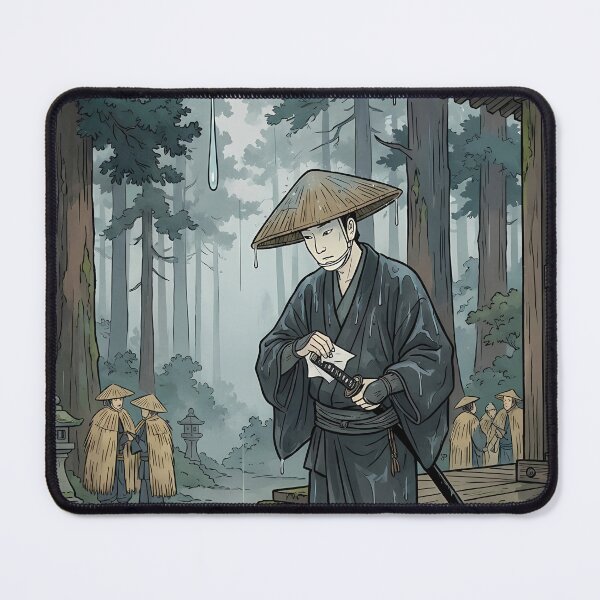 Item preview, The Lone Ronin Wiping His Sword designed and sold by TokyoUkiyoHouse.