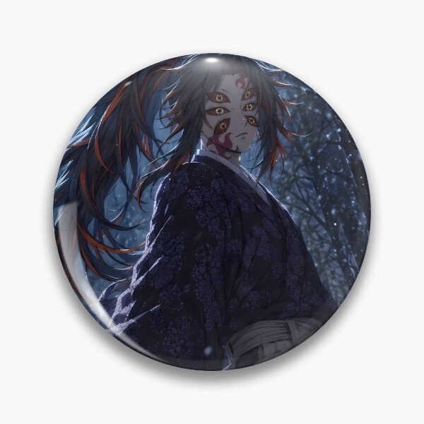 Item preview, Kokushibou Demon Slayer Snowy Forest Beneath the Full Moon designed and sold by mildaclairmo.