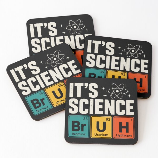 Item preview, It's Science Bruh Funny Chemistry Periodic Table Humor designed and sold by gordonbwyashop.