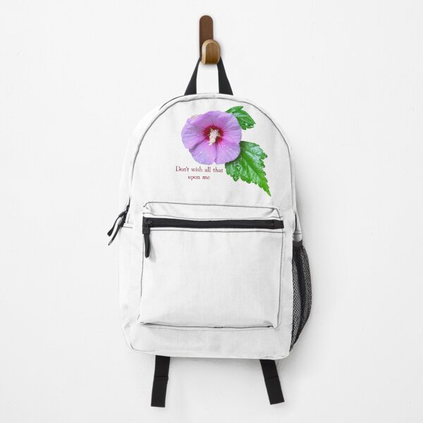 Item preview, Don’t wish all that upon me, Purple flower with leaves designed and sold by Josephine Ethereal.
