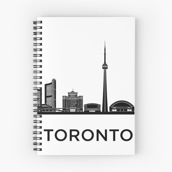 Item preview, Toronto Skyline Black Minimalist Canada Poster designed and sold by larbimalki.