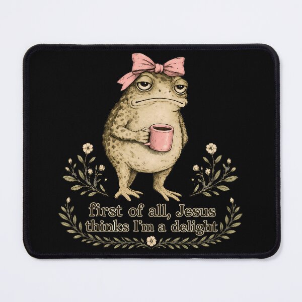 Item preview, Christian Frog, Jesus Thinks I'm A Delight designed and sold by Verominunus.