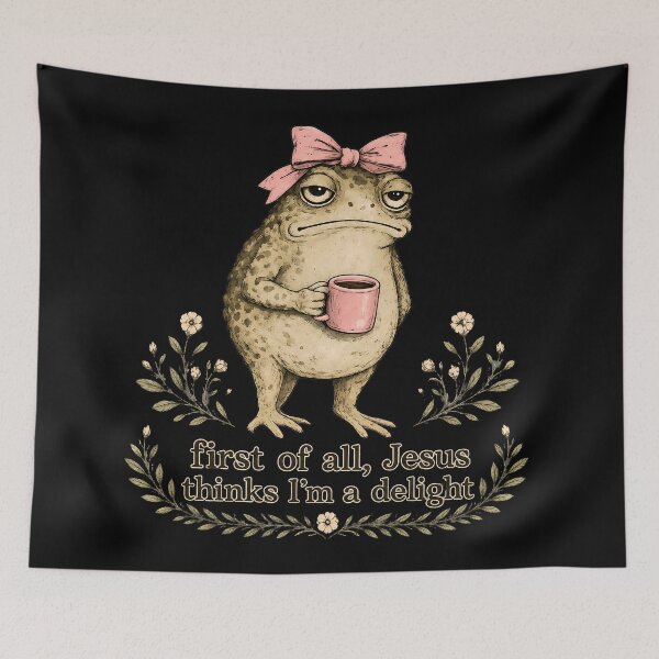 Item preview, Christian Frog, Jesus Thinks I'm A Delight designed and sold by Verominunus.