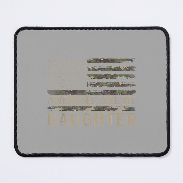 Item preview, Awesome Like My Daughter Camo USA Flag Fathers Day Patriot designed and sold by ArleneRowe.