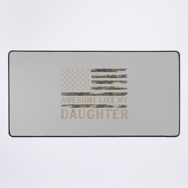 Item preview, Awesome Like My Daughter Camo USA Flag Fathers Day Patriot designed and sold by ArleneRowe.