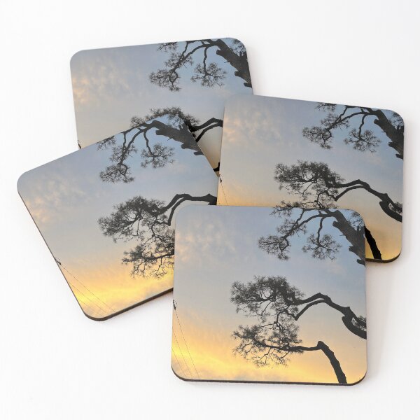 Item preview, Summer Sunset Through Japanese Pines designed and sold by JapanStudio123.