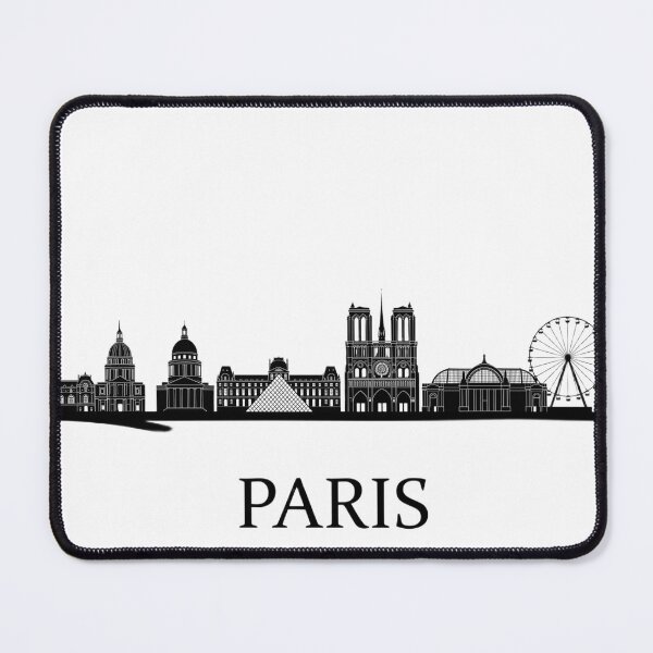 Item preview, Paris Skyline Black Minimalist France Poster designed and sold by larbimalki.