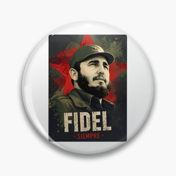 Item preview, Fidel Castro Revolutionary Poster – Cuban Revolution Vintage Military Portrait designed and sold by alexcorporation.