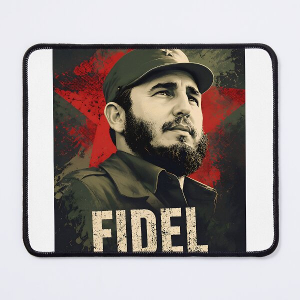Item preview, Fidel Castro Revolutionary Poster – Cuban Revolution Vintage Military Portrait designed and sold by alexcorporation.