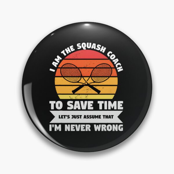 Item preview, 1......Squash Coach Retro Sunset Humorous Saying designed and sold by haegerborra.
