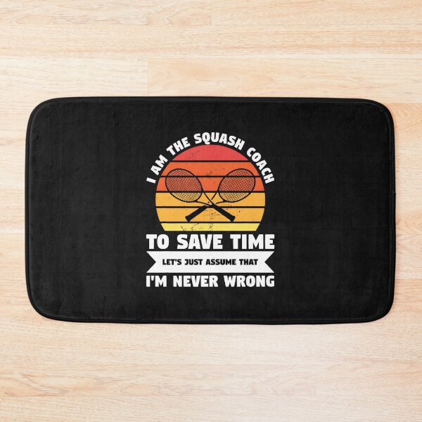 Item preview, 1......Squash Coach Retro Sunset Humorous Saying designed and sold by haegerborra.