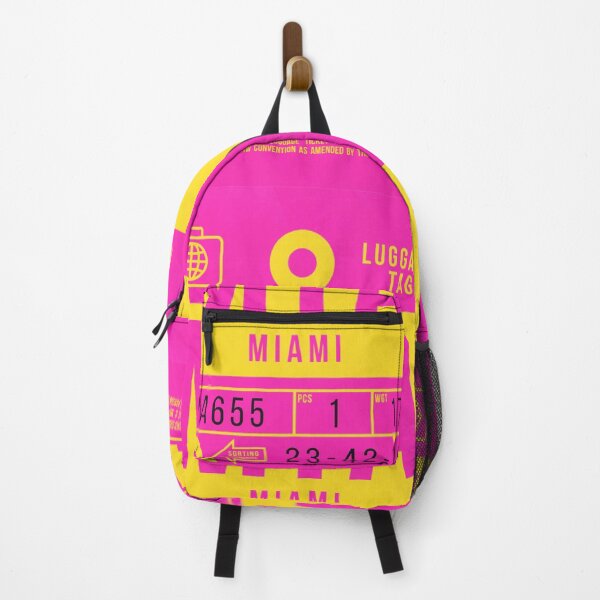 Item preview, Miami Luggage Tag designed and sold by Fine-Art-Hub.