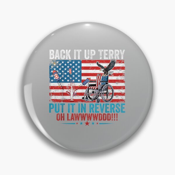 Item preview, Back it Up Terry Put It in Reverse 4th of July Firework Fun designed and sold by ArleneRowe.