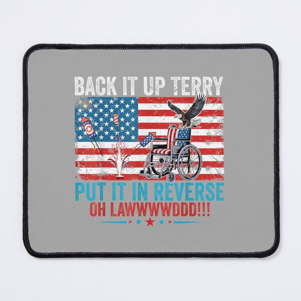 Item preview, Back it Up Terry Put It in Reverse 4th of July Firework Fun designed and sold by ArleneRowe.