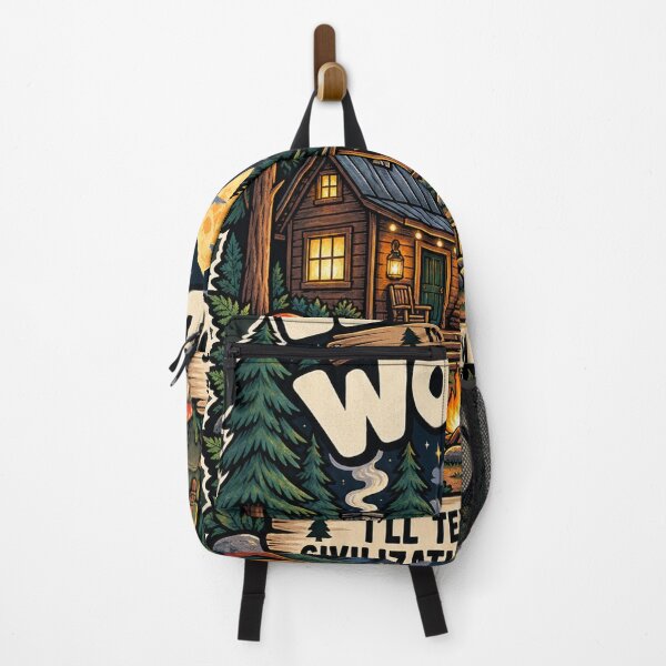 Item preview, Leave Me in the Woods | Funny Camping Adventure Graphic | Cabin Life Outdoor Streetwear designed and sold by warlistop.