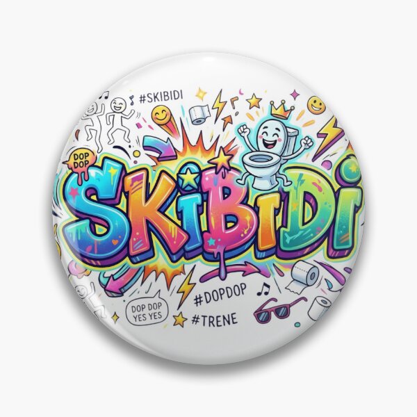 Item preview, Vibrant Skibidi Toilet Graffiti Street Art designed and sold by Angela Wolowitz.