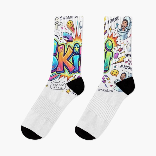 Item preview, Vibrant Skibidi Toilet Graffiti Street Art designed and sold by Angela Wolowitz.