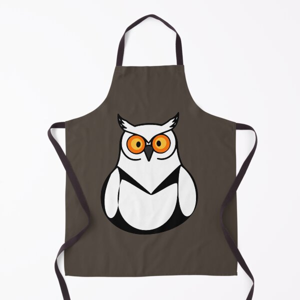 Item preview, Cute White Owl Illustration - Minimalist Art designed and sold by Pickmash.