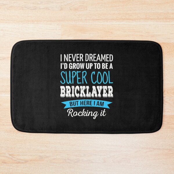 Item preview, Super Cool Bricklayer Rocking It Funny Trades Gift designed and sold by haegerborra.