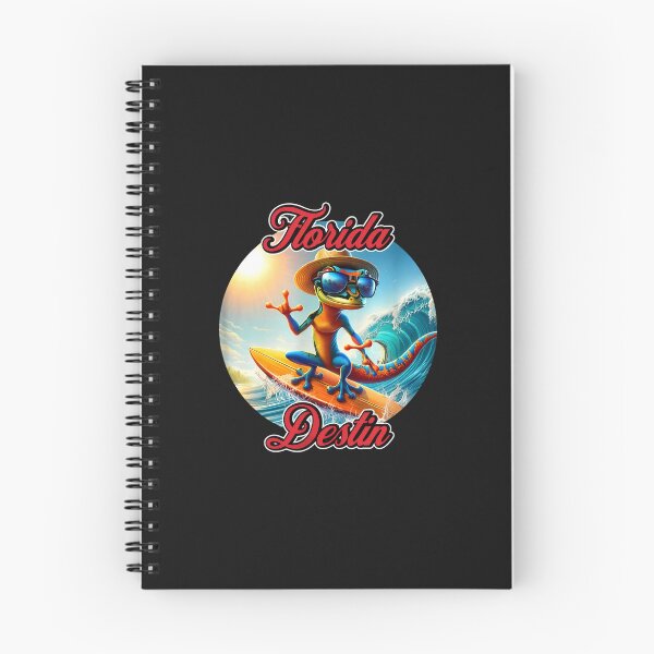 Item preview, Surfing Gecko Florida Destin Beach Vacation Fun designed and sold by haegerborra.