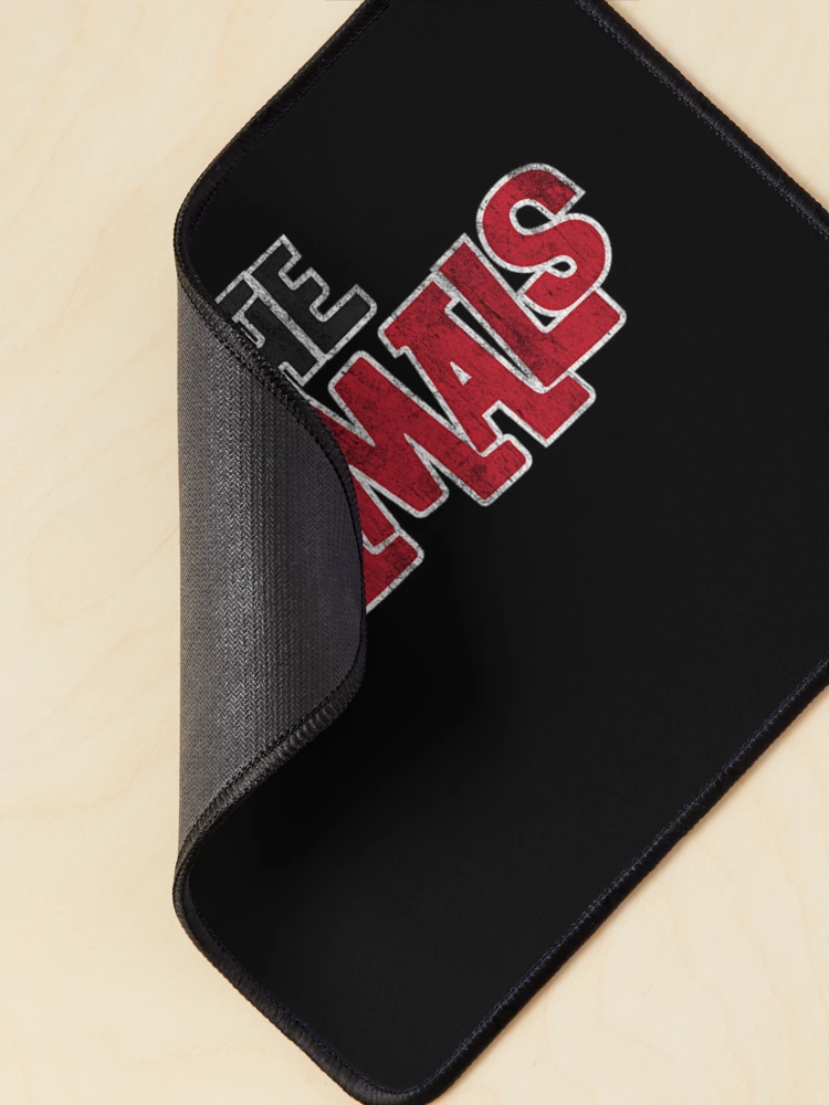 Thumbnail 2 of 5, Mouse Pad, Bold Red Stacked Lettering Distressed designed and sold by Ric070.