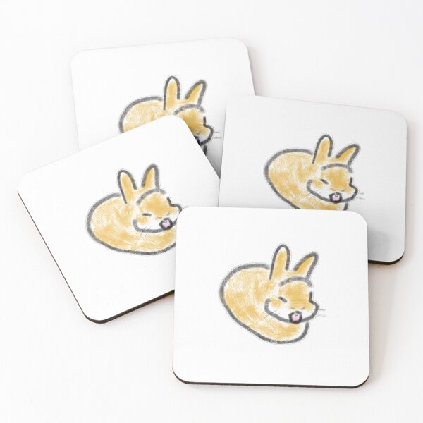 Item preview, Cute Sleeping Golden Baby Rabbit designed and sold by raun.draw.