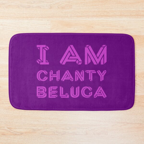 Item preview, I Am Chanty Beluga Geometric Optical Illusion 3D Typography designed and sold by Terry Bain.