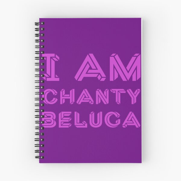 Item preview, I Am Chanty Beluga Geometric Optical Illusion 3D Typography designed and sold by Terry Bain.