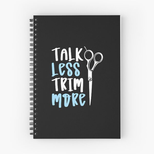 Item preview, Talk Less Trim More Scissors Hair Stylist Barber Gift designed and sold by haegerborra.