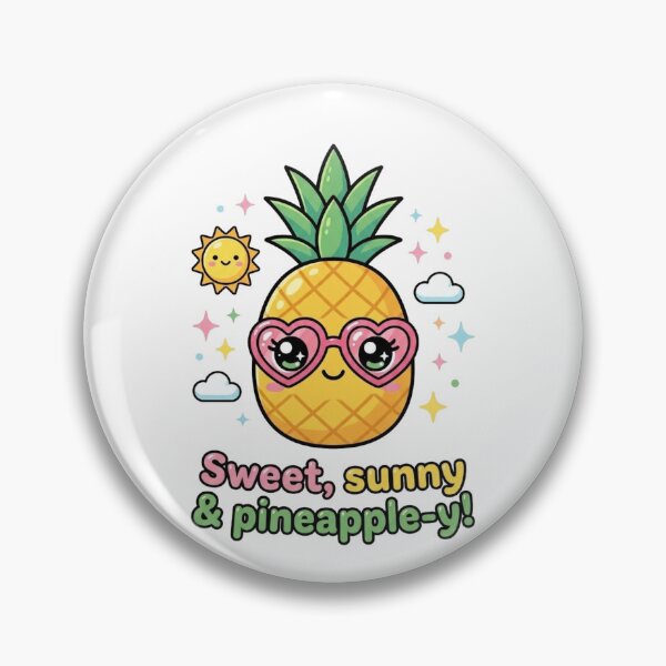 Item preview, Sweet Sunny & Pineapple-y Cute Kawaii Pineapple Summer Tropical Shirt designed and sold by morning sun.