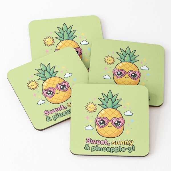 Item preview, Sweet Sunny & Pineapple-y Cute Kawaii Pineapple Summer Tropical Shirt designed and sold by morning sun.